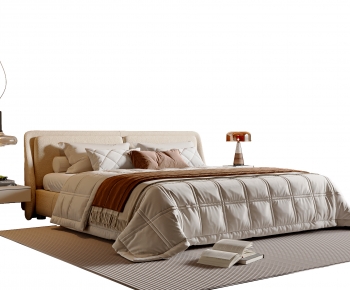 Modern Double Bed-ID:155606039