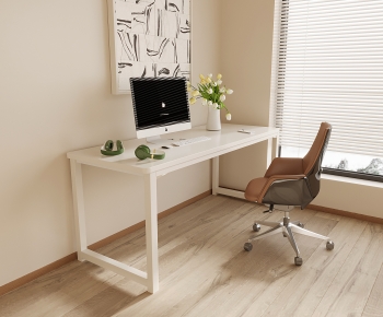 Modern Computer Desk And Chair-ID:815171965