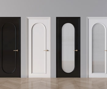 French Style Single Door-ID:746617084