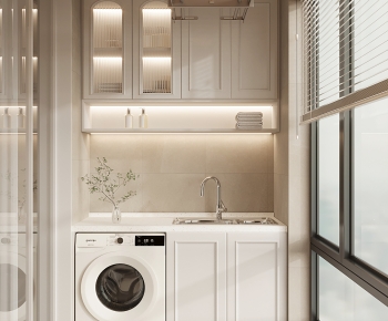 French Style Balcony Cabinet-ID:650506021