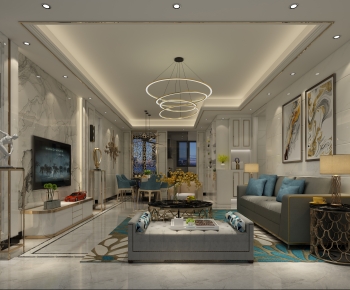 Modern A Living Room-ID:302046064