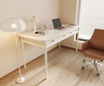 Modern Computer Desk And Chair-ID:545057064