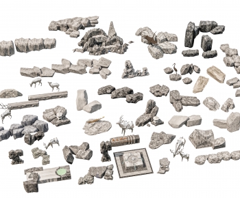 Modern Rockery Waterscape-ID:590253117