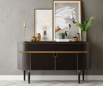 New Chinese Style Entrance Cabinet-ID:728012088