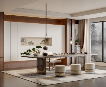 New Chinese Style Tea House-ID:130783088