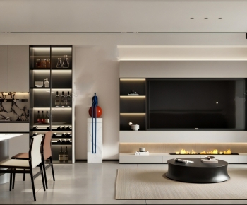 Modern A Living Room-ID:927925117