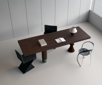 Modern Computer Desk And Chair-ID:970911982