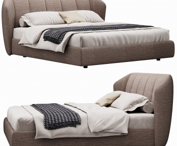 Modern Double Bed-ID:871649036