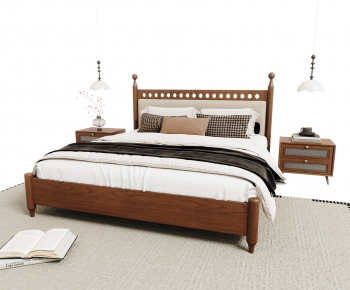 Modern Double Bed-ID:817501075