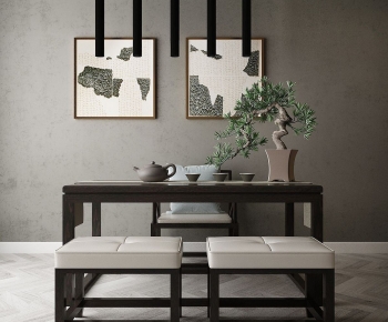 New Chinese Style Tea Tables And Chairs-ID:823710069
