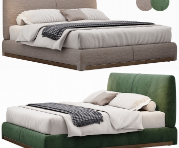 Modern Double Bed-ID:189410924