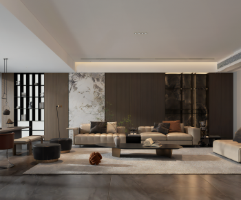 Modern A Living Room-ID:602190974