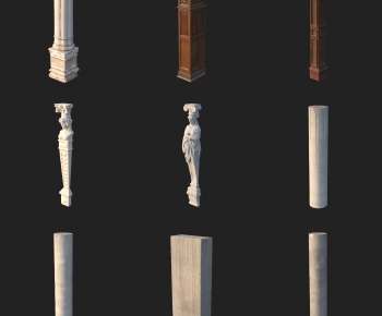 Classical Style Roman Pillar-ID:731303933