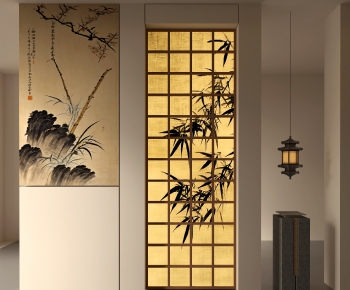 New Chinese Style Hallway-ID:442013038