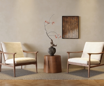 Wabi-sabi Style Lounge Chair-ID:910593038