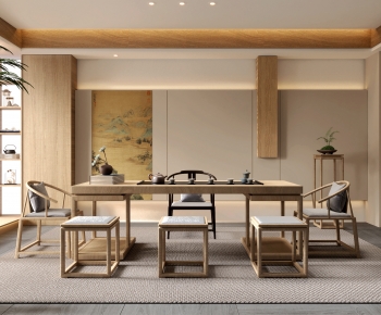 New Chinese Style Tea House-ID:586369044