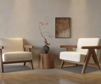 Wabi-sabi Style Lounge Chair-ID:944242007