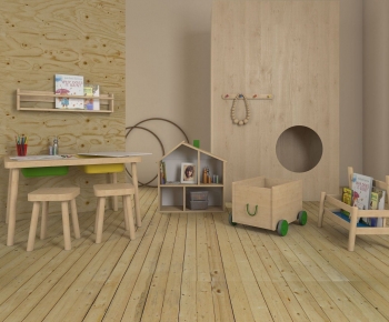 Modern Children's Room Activity Room-ID:136509907