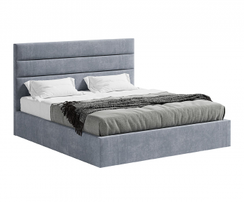 Modern Double Bed-ID:113050941