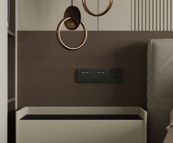 Modern Bedside Cupboard-ID:805125006