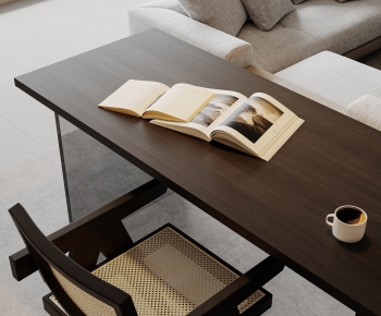 Modern Computer Desk And Chair-ID:895080093