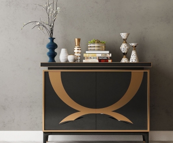 Modern Entrance Cabinet-ID:641204124