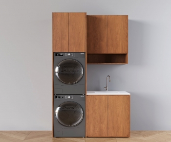 Modern Laundry Cabinet-ID:215150128