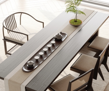 New Chinese Style Tea Tables And Chairs-ID:282804012