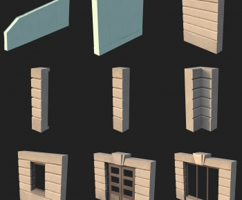 Modern Building Component-ID:194577935