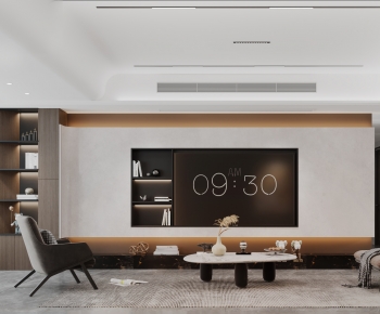 Modern A Living Room-ID:602469922