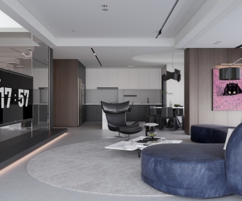 Modern A Living Room-ID:398988016