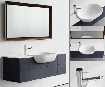 Modern Bathroom Cabinet-ID:391062978