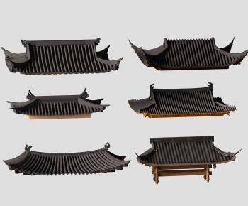 New Chinese Style Building Component-ID:210031992