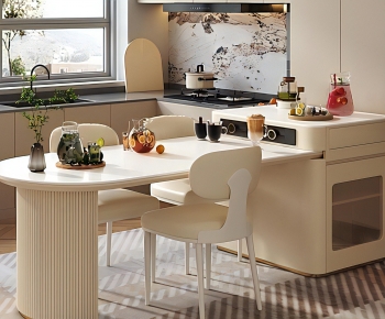 Modern Dining Table And Chairs-ID:695132977