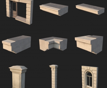 European Style Building Component-ID:862820139