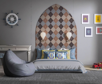 Modern Child's Bed-ID:608305936