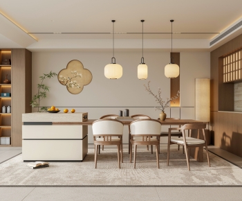 New Chinese Style Dining Room-ID:289421121