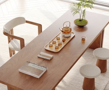 New Chinese Style Tea Tables And Chairs-ID:306890042