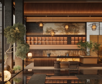 New Chinese Style Teahouse Tea House-ID:637485038