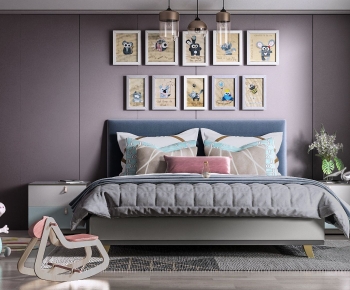 Modern Child's Bed-ID:299868118