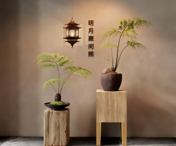 New Chinese Style Potted Green Plant-ID:403249034
