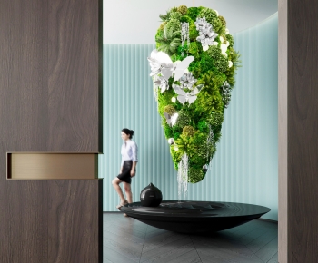 现代室内苔藓植物景观造景-ID:167831904