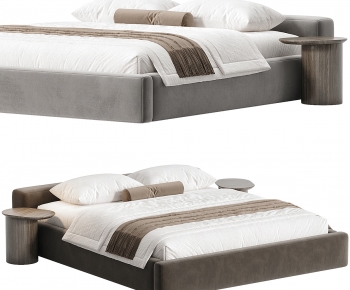 Modern Double Bed-ID:128268961