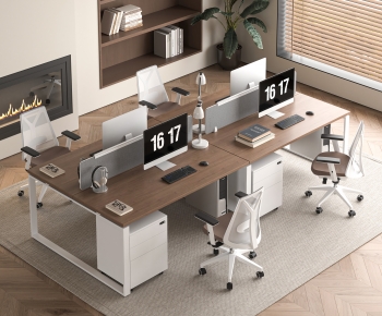 Modern Office Desk And Chair-ID:832738991