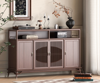 New Chinese Style Entrance Cabinet-ID:927011971