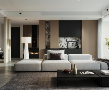 Modern A Living Room-ID:845301255
