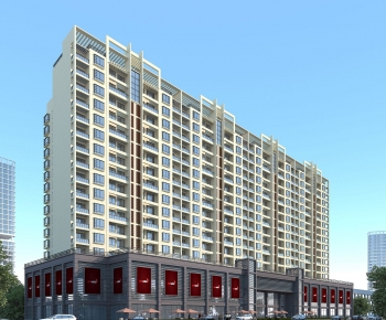 Modern Residential Building-ID:621496921