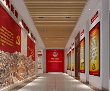Modern Exhibition Hall-ID:494308953