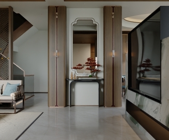 New Chinese Style Hallway-ID:199002981