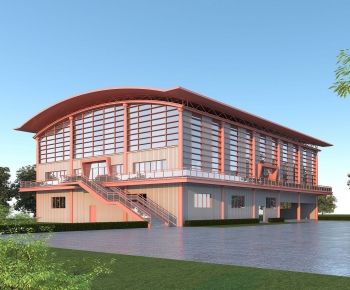 Modern Architecture Of Artistic Style-ID:460751065